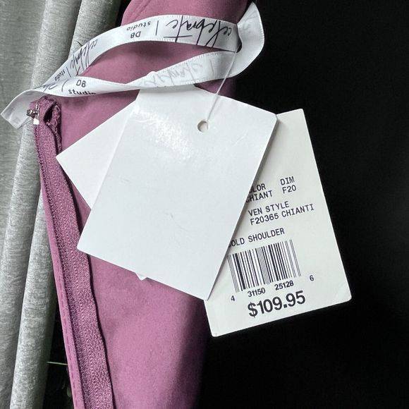 CELEBRATE DB‎ STUDIO Dress Women 12 Pink Flowy Cold Shoulder Evening Gown 2381 - Picture 6 of 10